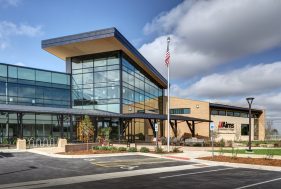 Exterior view of Aims Recreation Center