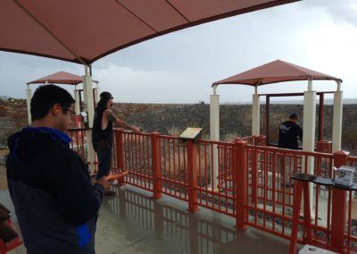 people on an observation deck