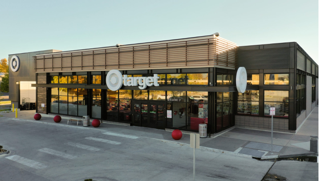 small target storefront – Denver construction company