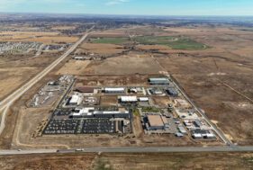 high pointe business park construction aerial view