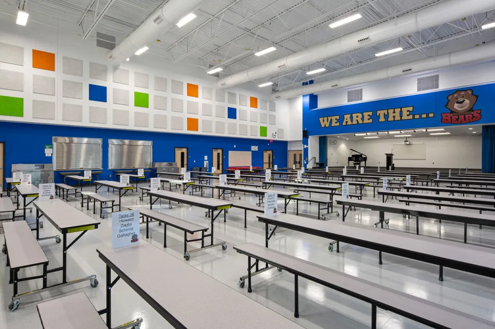 interior of a school